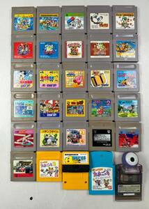 ♪【中古】Nintendo GAME BOY ソフト 30本 まとめ 任天堂 ゲームボーイ カセット 動作未確認 ジャンク ＠60(2)