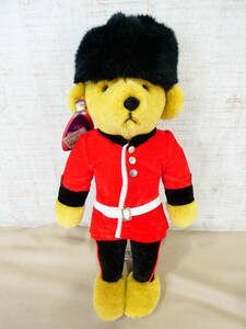 ◎MERRY THOUGHT/メリーソート ぬいぐるみ テディベア GUARDSMAN TEDDY/ガードマン・テディ(英国近衛兵) 全長約48cm タグ付き ＠100(1)