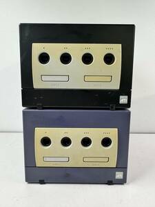 ♪【中古】Nintendo GAME CUBE 本体 DOL-001 2台 まとめ 任天堂 ゲームキューブ 動作未確認 ジャンク ＠80(2)