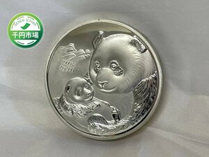 【D-1607】中国　パンダ　記念　刻印　2019 1000克　Ag.999刻印　記念　コイン 記念品　現状品【千円市場】