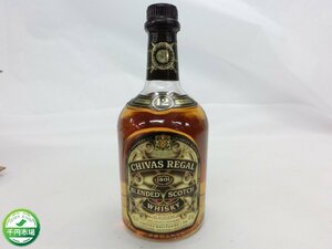 【N-5690】未開栓 ＣHIVAS REGAL BLENDED SCOTCH WHISKY 1801 スコッチ ウイスキー 750ml 43% 12年【千円市場】