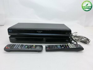 【Y-9152】SHARP シャープ AQUOS ブルーレイレコーダー BD-W520 Panasonic パナソニック DMR-BR580 2点セット【千円市場】