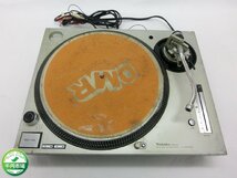 【WB-0378】Technics テクニクス SL-1200MK3D ターンテーブル レコード 音響機器 DJ 通電確認済 ジャンク【千円市場】_画像1