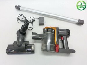 【HW-8024】dyson ダイソン DC35 MAX サイクロン式 コードレスクリーナー コードレス掃除機 オレンジ 充電器付き 現状品【千円市場】