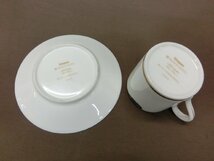 【O-6172】限定品 品川プリンスホテル Noritake CASSIGNEUL 1994 カシニョール ノリタケ コーヒーカップ ソーサー 金彩 セット【千円市場】_画像3