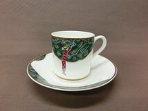 【O-6173】限定品 品川プリンスホテル Noritake CASSIGNEUL 1994 カシニョール ノリタケ コーヒーカップ ソーサー 金彩 セット【千円市場】_画像4