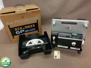 【NA-2936】ELMO エルモ GP DELUXE 8mm Projector プロジェクター 映写機 通電確認済み【千円市場】