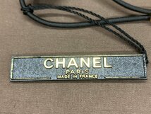 【O-6201】CHANEL シャネル ヘアゴム A18822 髪留め 黒系 ブラック系 ココマーク ハート アクセサリー ファッション 約12.5cm【千円市場】_画像2