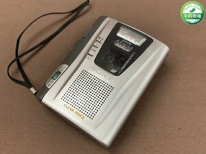 【N-5810】当時物 SONY カセットテープレコーダー TCM-50 アンティーク 昭和レトロ 通電のみ 現状品【千円市場】