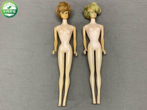 【NA-3021】Barbie人形　ヴィンテージ バービー 人形 素体2体　現状品 アメリカ 1982? 約30ｃｍ【千円市場】