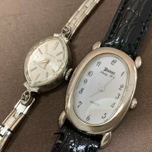 【O-6209】Donar CITIZEN SILVER クォーツ SEIKO SOLAR 10-8100 2点セット まとめ レトロ 現状品【千円市場】の画像1