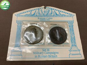 【N2-1209】未開封 レプリカ 古代ローマ コイン Roman Coins 硬貨 SET III Military Camaigns roman britain イギリス製【千円市場】