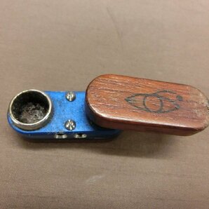 【N2-1231】monkey pipe モンキーパイプ made in USA コンパクトパイプ 喫煙具 雑貨 アンティーク 現状品【千円市場】の画像1