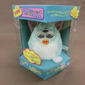 【YR-0096】未開封 英語版 ファービー ベイビー 水色系 TOMY Hasbro Furby babies トミー【千円市場】の画像1