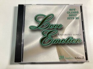 【1】【ジャンクCD】7999 Love Emotion 60'S OLDIES BEST HITS 20 Vol.2 オールディーズ