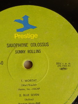 SAXOPHONE COLOSSUS SONNY ROLLINS TOMMY FLANAGAN DOUG WATKINS MAX ROACH LPレコード サキソフォン・コロッサス JAZZ_画像4