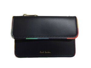 新品未使用 正規品 ポールスミス Paul Smith コインケース カードケース 小銭入れ財布 本革 PWV231-30 専用箱あり タグあり