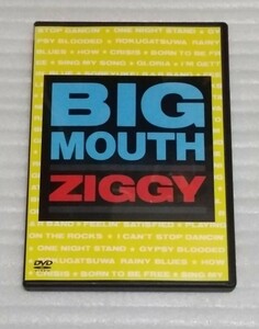 ☆確認済DVD BIG MOUTH ZIGGY ロック バンド ジギー 森重樹一 日本 武道館ライヴ1989ベストLIVE映像 Guest筋肉少女帯 三柴理 4988008054484