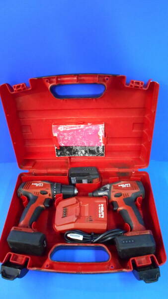 ★☆即決　中古　HILTI インパクトドライバSID-2A　ドリルドライバSF-2A　動作確認済み　送料無料☆★