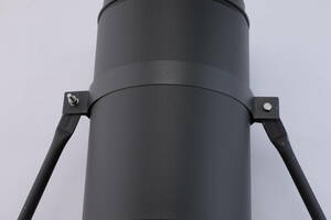 耐熱黒塗装断熱二重煙突150mm(6インチ）用　ルーフ・サポート