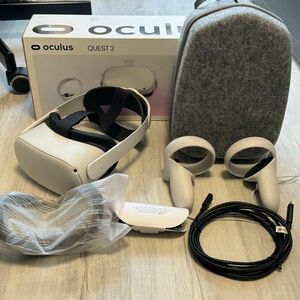 Oculus Quest2 VRヘッドセット 64GB エリートストラップ QuestLink用ケーブル付属