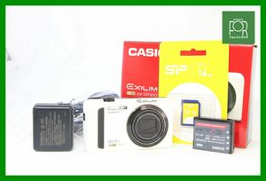 新品級■到着後即使える■カシオ CASIO EXILIM EX-ZR300■バッテリー・チャージャー・16GB SDカード・元箱付き■YYY807