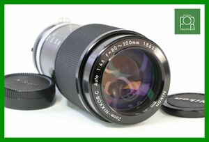 【同梱歓迎】【動作保証・点検済】極上品■ニコン Nikon AI Zoom-NIKKOR・C Auto 80-200mm F4.5■前オーナー曰く未使用■14320