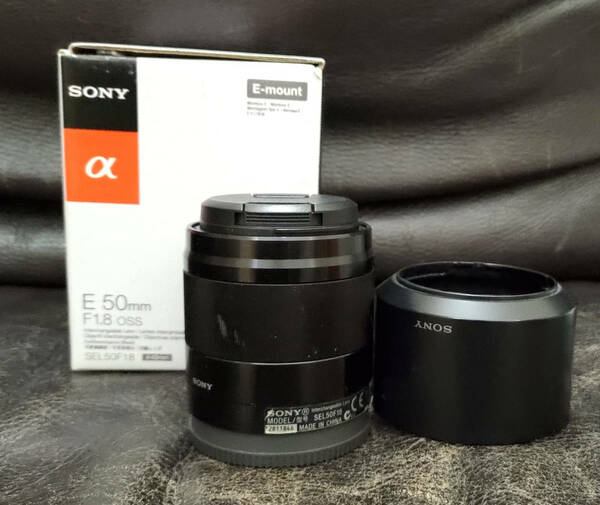 SONY単焦点レンズ50mm F1.8 OSS SEL50F18 ブラックEマウント