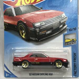 (5-6R) '82 NISSAN SKYLINE R30, レッド, ベーシックカー【ホットウィール】