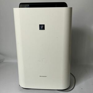 □【500円スタート】SHARP シャープ 加湿空気清浄機 KC-G50-W ホワイト プラズマクラスター 2018年製