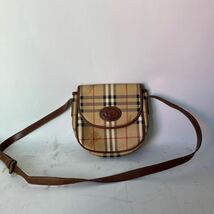 □【500円スタート】BURBERRY LONDON （バーバリー ロンドン ショルダーバッグ ベージュ_画像1