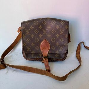 □【500円スタート】LOUIS VUITTON ルイヴィトン モノグラム カルトシエール 22 M51253 ショルダーバッグ 斜め掛け ハンド トート レザー 