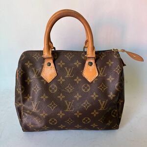 ○【500円スタート】LOUIS VUITTON ルイ ヴィトン M41528 スピーディ25 ミニボストンバッグ ハンドバッグ モノグラム 