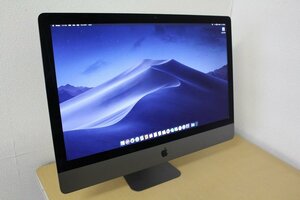 【送料無料】Apple iMacPro (2017) 27インチモデル/Xeon W 3.2Ghz/32Gメモリ/1TB SSD/macOS 10.14.6/純正箱付属/管理No1185