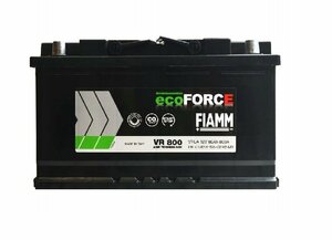 【FIAMM】 FIAMM バッテリー 80AH AGM ベンツ ポルシェ ワーゲン アウディ ジャガー ランドローバー アルファロメオ LN4AGM 7906201