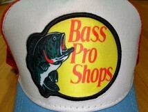 新品未使用 バスプロショップ メッシュキャップ 釣り バスフィッシング Bass Pro Shops カラフル アメリカ_画像8