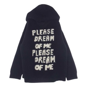 CELINE セリーヌ 2A53W489Q WOOL HOODIE エディスリマン バハ ジャカード リブ ウール オーバーサイズ ニット パーカー XS【中古】