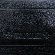 ウルフマンブラザース WOLFMAN B.R.S. ウルフクロー バッファローレザー ショートウォレット 二つ折り 財布 ブラック系【中古】_画像5
