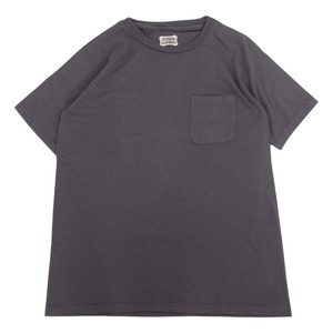 STANDARD CALIFORNIA スタンダードカリフォルニア SD Shield Logo Pocket T Crew Neck ポケット Tシャツ ブラウン系 M【極上美品】【中古】