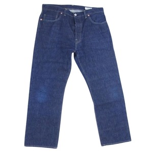 Ron Herman ロンハーマン 3620600016 Raw Denim Straight Pants ストレート セルビッチ 赤耳 ボタンフライ デニム パンツ 34【中古】の画像1