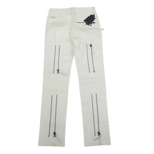 Руд Галерея Lude Gallery 68042-3 Zip Bonage Pants White M [Новый древний] [неиспользованный] [Используется]