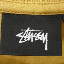 STUSSY ステューシー 314066 UNION PAISLEY POCKET CREW 丸首 クルーネック Ｔシャツ カーキ系 L【中古】_画像4