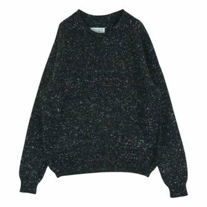 MAISON MARGIELA メゾンマルジェラ 17AW s30gp0219 Donegal Crew Knit ドネガル ニット セーター ダークグレー系 L【中古】