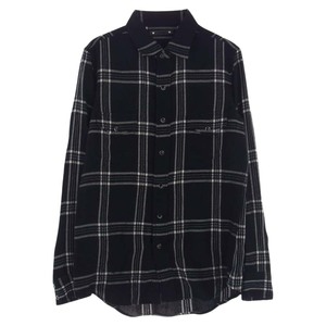 MINEDENIM マインデニム 2308-5003-97-012 R. Flannel Check Western SH ウール フランネル チェック ウエスタン シャツ【中古】