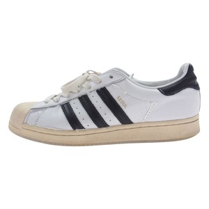 adidas アディダス HQ3612 SUPERSTAR TAEGEUKDANG FOOTWEAR スーパースター テグッタン ローカットスニーカー ホワイト系 27.5cm【中古】