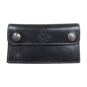 GABOR ガボール LONG WALLET EARLY MODEL アーリーモデル レプロ ウォレット w/アトリエマークスタンプ ブラック系【中古】