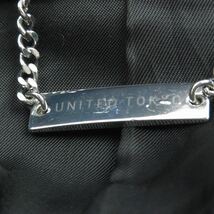 ユナイテッドトーキョー UNITED TOKYO 131552002 ラムレザー ダブル ライダース ジャケット ブラック系 3【中古】_画像4