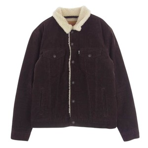 Levi's リーバイス 16953-0000 コーデュロイ ボア ジャケット ダークブラウン系 M【中古】