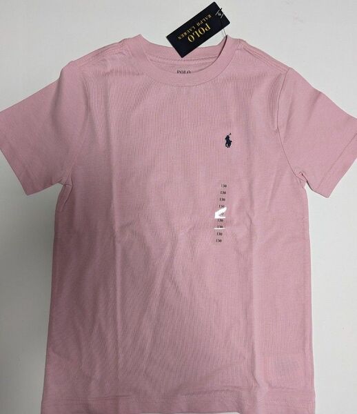 【新品】ラルフローレン Tシャツ　ピンク　キッズ　130cm POLO RALPH LAUREN 半袖
