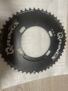 ローター ROTOR QRINGS アウターチェーンリング 50-34T 4アーム PCD110(中古）